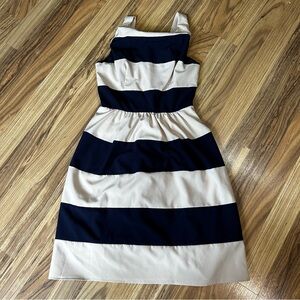 B. Darlin Orange Women’s Dress Fit & Flare stripe Sun Dress Juniors Size 1/2